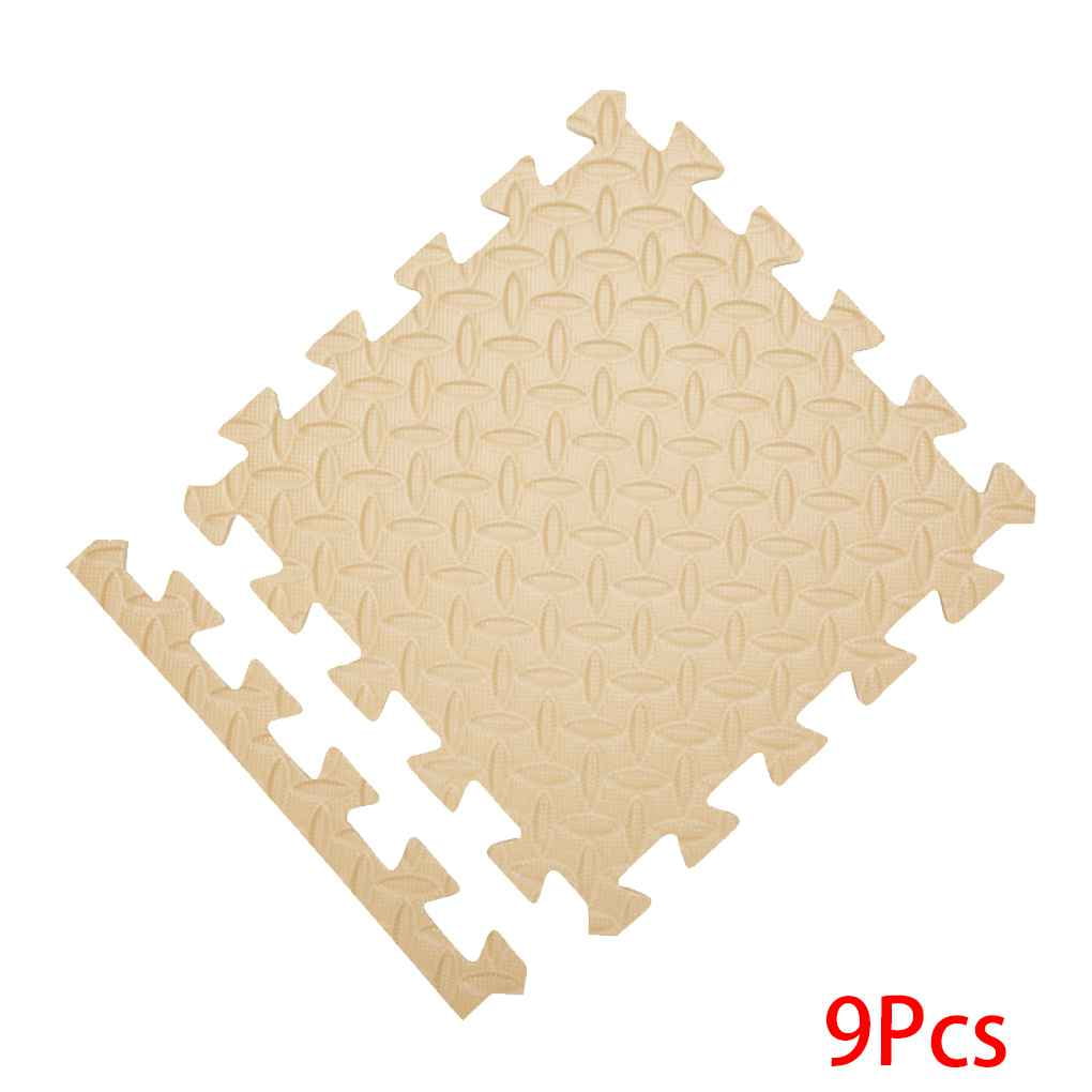 Baby Puzzle Mat Carpet Developing Toy Flexible Soft EVA Foam 30 X 30cm 9pcs Sets 