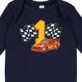 thumbnail image 4 of Inktastic Number One Race Car Boys or Girls Long Sleeve Baby Bodysuit, 4 of 5