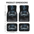 thumbnail image 2 of Supernatural Car Floor Mats Car Mats 4 Pieces Full Set Auto Mats Fit for SUV Trucks Durable Universal Car Accessories Anti-Slip Automotive Floor, 2 of 5
