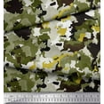 thumbnail image 2 of Soimoi polyester Crepe Fabric Two Tone With White Camouflage Print Fabric by Yard 52 Inch Wide, 2 of 3