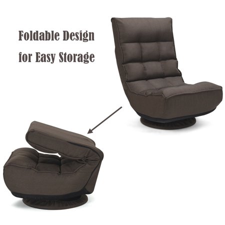 360 Degree Swivel Folding Game Chair Floor Lazy Sofa Chair 4