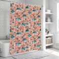 thumbnail image 6 of Palm Trees Bathroom Shower Curtains with 12 Hooks Polyester Waterproof Shower Curtain for Stalls and Bathtubs Summer Island Ocean Waves Pattern Rustic Decorative Bathroom Privacy Curtain 60x72 Inches, 6 of 9