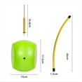 thumbnail image 3 of Golf Swing Arm Postures Corrector Golf Swing Trainer Connecting Ball Swing Training Aids Golf Chipping Accessories,1 * Golf Swing Trainer,Green & Gold, 3 of 8