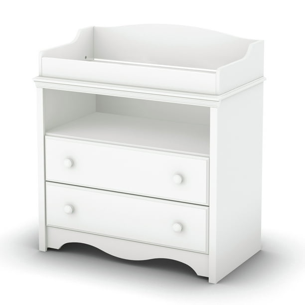 South Shore Angel Changing Table With Drawers White Walmart Com