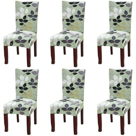 Universal Stretch Chair Covers Set Of 6, How To Make Stretch Dining Chair Covers