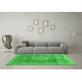 thumbnail image 3 of Ahgly Company Indoor Rectangle Abstract Green Modern Area Rugs, 5' x 7', 3 of 4