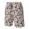 thumbnail image 5 of Naloa Daisies Flowers Men's Beach Shorts, Surfing shorts, Swim trunks, Quick Dry Swim Trunks for Surfing Beach Fun - XX-Large, 5 of 9