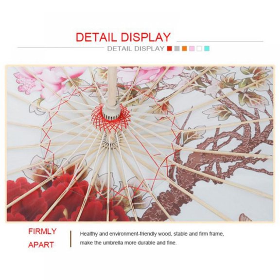 Prettyui Cheongsam Performance Dance Umbrella Silk Cloth Umbrella (Customized From 50 Pcs)