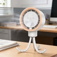 thumbnail image 4 of Flexible Octopus Fan with Adjustable Arms, Quiet USB Rechargeable Fan for Home, Office, Travel, and Strollers, 360° Rotation, Ultra Quiet Design, Personal Cooling Fan, 4 of 7