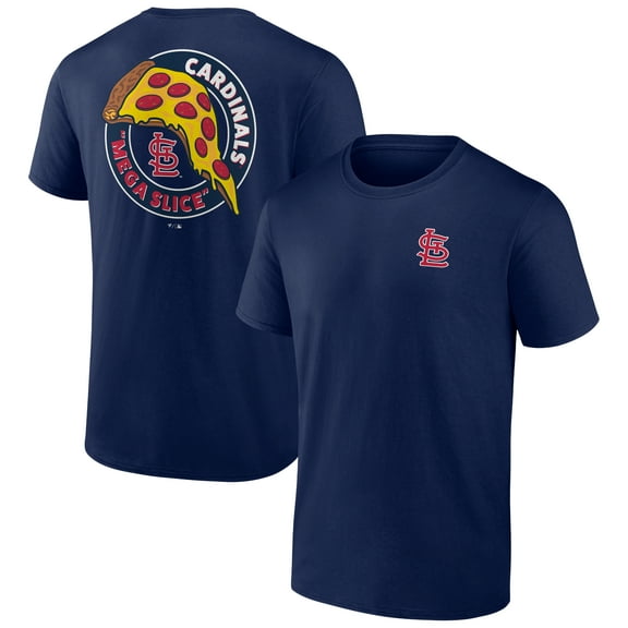 Men's Navy St. Louis Cardinals Mega Slice T-Shirt