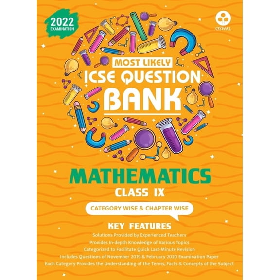 Most Likely Question Bank - Mathematics: ICSE Class 9 for 2022 Examination, (Paperback)