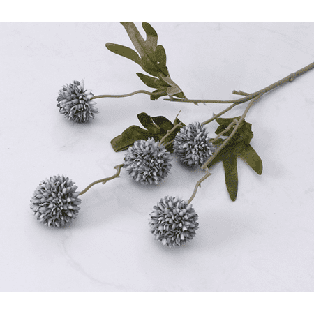Nvzi 3pcs Ping Pong Chrysanthemum Artificial Flowers, Flores Artificiales Para,Wedding Decor