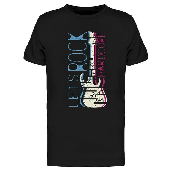 Let's Rock, Hardcore T-Shirt Men -Image by Shutterstock, Male Medium