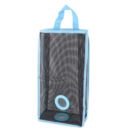 Household Kitchen Nylon Cabinet Plastic Storage Garbage Bag Holder Black (Best Way To Store Plastic Bags)