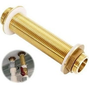 ROZYARD Brass Bulkhead Fitting for Water Tanks Garden Hoses, Resistant Design