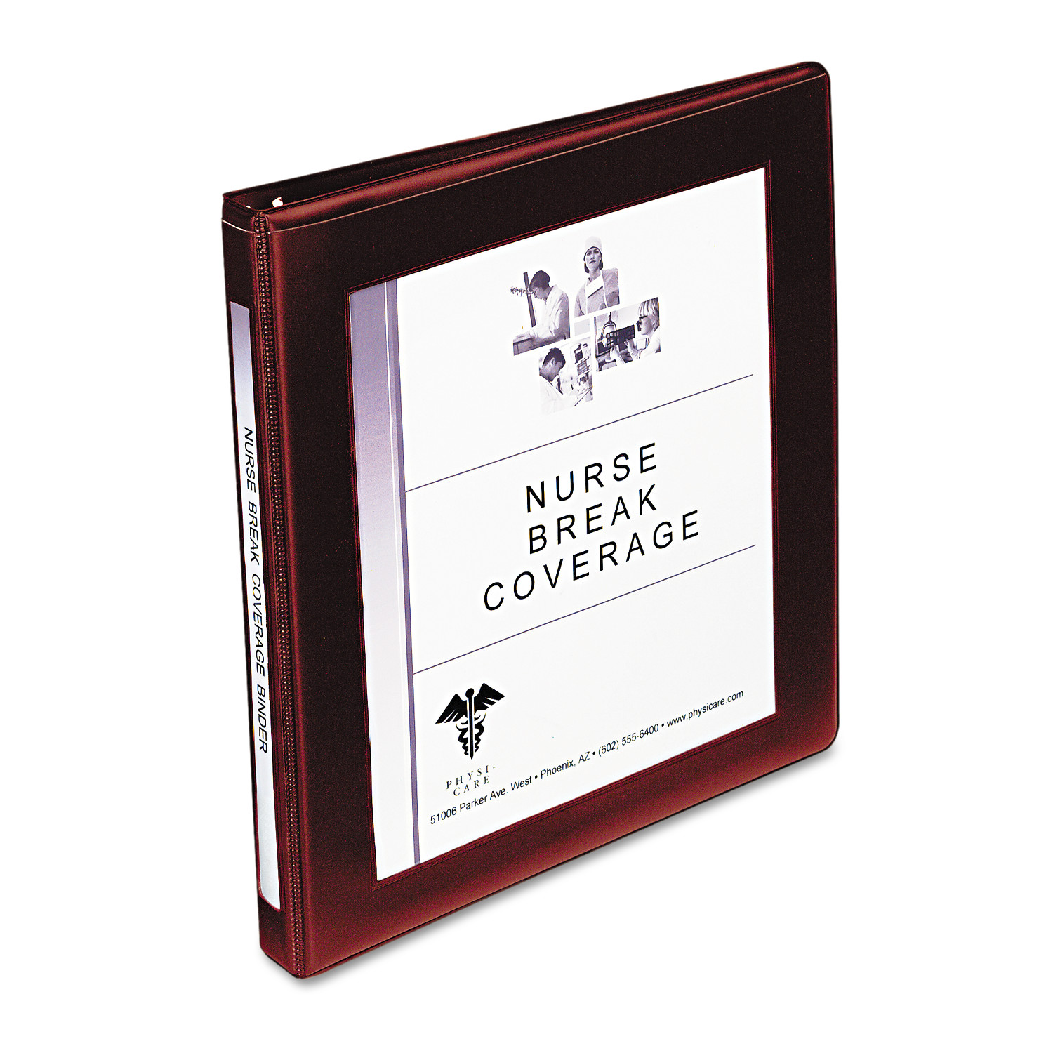 Avery Framed View HeavyDuty Binder w/Slant Rings, 1/2" Cap, Maroon