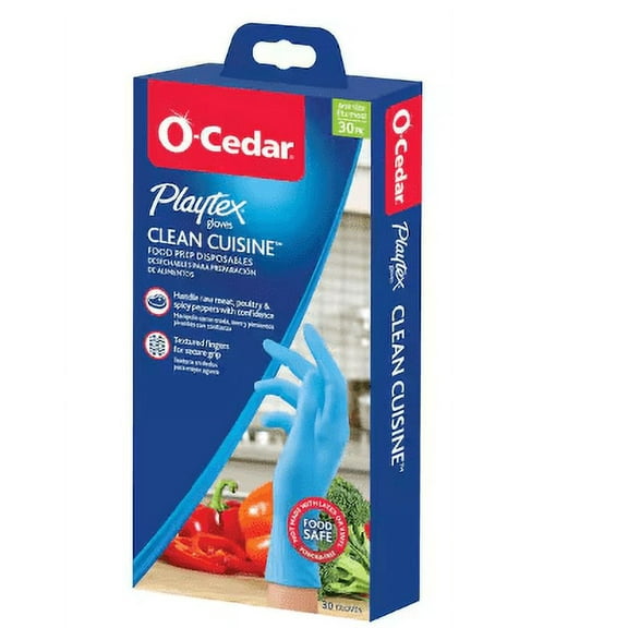O-Cedar Playtex Clean Cuisine One Size Gloves 30 Each