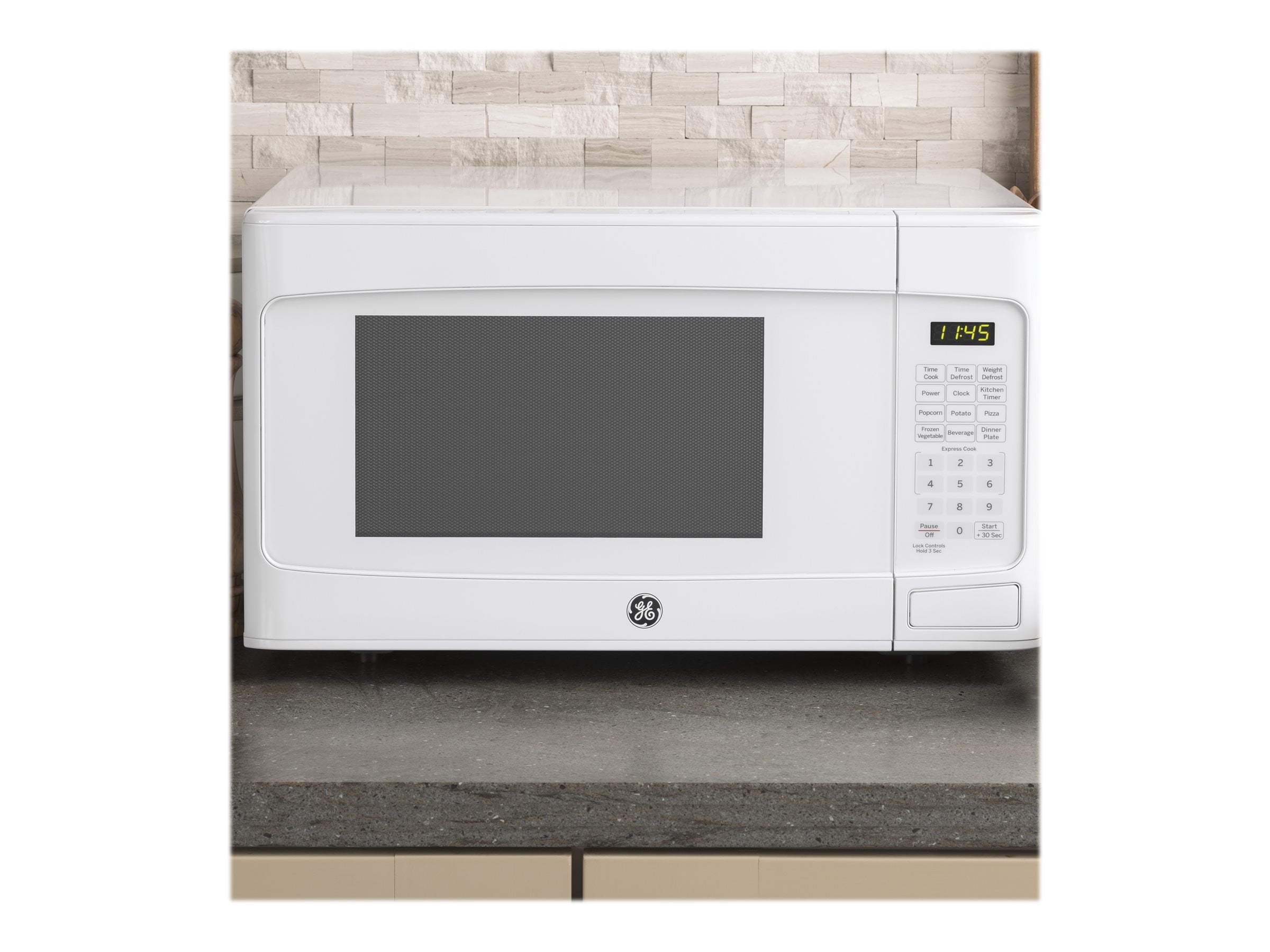 GE 1.1 Cu. Ft. Capacity Countertop Microwave Oven White
