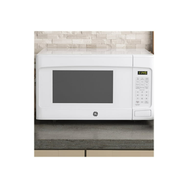 GE 1.1 Cu. ft. White Countertop Microwave