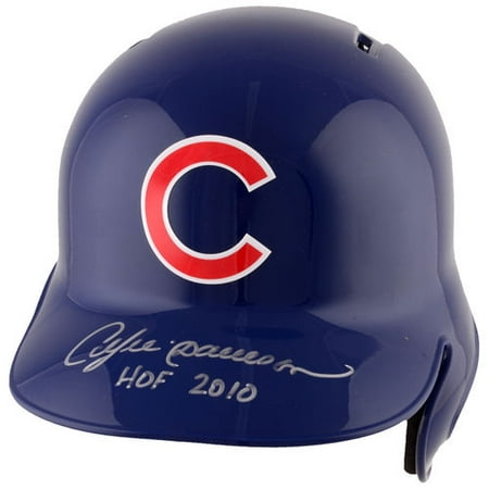 Chicago Cubs Autographed Helmets - Andre Dawson Chicago Cubs Autographed Authentic Batting Helmet with HOF Inscription