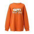 thumbnail image 2 of Gibobby Sudaderas para Mujer Sudadera de Forro Polar para Mujer(Naranja,M), 2 of 3