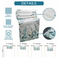 thumbnail image 6 of Teal Eucalyptus Table Runner 72 Inches, Watercolor Spring Weeping Botanical Bed Runner Dresser Scarves Tabletop for Indoor Outdoor Parties/Ceremony/Banquet, 18" x 72", 6 of 8