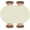 Beige, variant on DarkOrange Oval Fitted Tablecloths with Elastic Edge Waterproof, Washable Outdoor Decorative Table Cover, for Restaurant Kitchen Holiday Tablecloth, Fits 48"x68" Oval Tables, Style 124