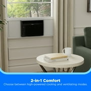 Midea 5,000 BTU Mechanical Window Air Conditioner, Covers up to 150 Sq. ft., Easy Installation, MAW05M1WBL-T, Black, New
