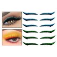 thumbnail image 1 of s de Delineador de Ojos Reutilibles útiles Perezosas, Palillo de Línea de Párpados, illaje de Ojos, illaje de Gato, de Párp - 6 pares azul + 6 pares azul Baoblaze Delineador de ojos pegatinas, 1 of 8