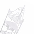 thumbnail image 3 of Triangle Wine Rack Dolly House Stand de vinos Mini Decoraciones de la casa Pequeño suministro de casas de juego para niños pequeños niñas Niños blancos Inevent FN001909-01, 3 of 7