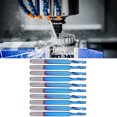 thumbnail image 4 of Fresa CNC, Fresa Espiral Chapada En Azul, Acero De Tungsteno Duradero Para Grabado, Corte, Perforación, Fresado Cergrey CNC Milling Cutter, 4 of 8
