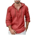 thumbnail image 3 of Mens Shirts Button Down Autumn Winter Corduroy Padded Jacket Texture Large Size Jacket Brown Going Out Fall Tops size XL, 3 of 5