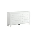 thumbnail image 5 of Glory Furniture Burlington 6-Drawers Bedroom Dresser in White, 5 of 8