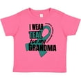 thumbnail image 3 of Inktastic I Wear Teal for My Grandma Ovarian Cancer Awareness Boys or Girls Toddler T-Shirt, 3 of 5