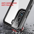 thumbnail image 6 of FIEWESEY Slim Cell Phone Case with Neck Strap for Samsung Galaxy S22 6.1, Black, 6 of 7