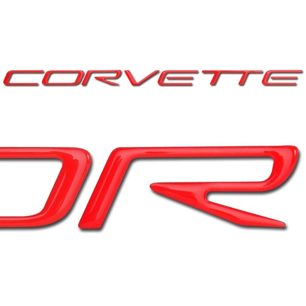 1997-2004 Corvette C5 Rear Bumper Domed Letters *Select Color* 698344