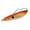 Orange Gold, variant on Sinking Metal Fishing Spoon Lure, Weedless Hard Bait with Single Hook for Bass Pike Trout Walleye, Orange Gold, 0.70 oz, 3.35 Inch