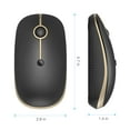 thumbnail image 5 of Bluetooth Mouse, Jelly Comb Slim Dual Mode 2.4GHz Wireless Mouse for Laptop, MacBook, PC, 5 of 9