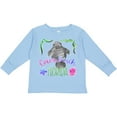 thumbnail image 3 of Inktastic Cocoa Beach Florida Cute Swimming Manatee Boys or Girls Long Sleeve Toddler T-Shirt, 3 of 5