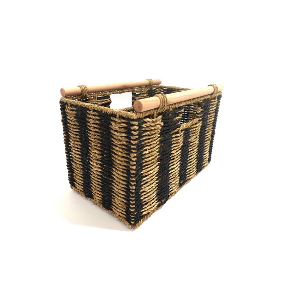 Hometrends Woven Paper & Seagrass Storage Basket