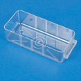 thumbnail image 4 of 25 piezas de cajón de almacenamiento transparente combinado con caja negra extraíble para clasificar piezas y herrajes., 4 of 5