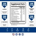 thumbnail image 2 of (2 bottles - 10% off) 1 Body Thyroid Support Iodine Supplement Vegetarian & Non-GMO Capsules with Selenium, Vitamin B12 Complex, Zinc, Ashwagandha, Copper, 2 of 2