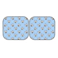 thumbnail image 3 of Uemuo Cute French Bulldog Printed 2 PCS Car Windshield Sun Shade, Auto Sun Heat and UV Rays Blocker, Foldable Automotive Front Window Sunshade Protector, 3 of 7