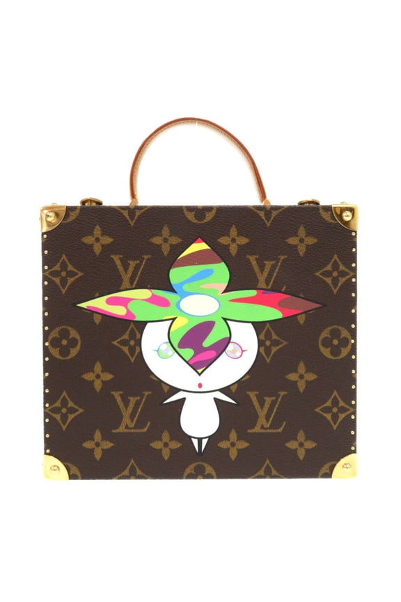 Pre-Owned Louis Vuitton Flower Hatman Box Monogram M92475 Handbag Takashi Murakami... (Good)