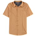 thumbnail image 1 of Camisa Weatherproof con Botones en Contraste Resistente a la Intemperie Naranja Mediana, 1 of 2
