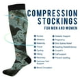 thumbnail image 2 of FORMRS Womens Knee High Socks Casual Long Thick Travel Daily Wear, 2 Pairs, Mystic Crows Pattern, 2 of 6