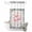 Pink Beige, variant on No Hook Shower Curtain, Pink Flamingo Shower Curtains for Bathroom with See Through Top Window, Tropical Botanical Summer Flower Rustic Waterproof & Washable Bath Curtain Stand Up Stall 36"x72"