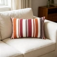 thumbnail image 4 of Blue Stripe Outdoor Chaise Lounge Headrest Pillow with Adjustable Strap 16x11 Inch, 4 of 7