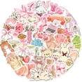 thumbnail image 2 of Pegatinas FYFDLLTF Coquette Pink Bows Vintage Aesthetic x50, 2 of 7