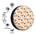 thumbnail image 4 of Fotbe Dachshund Funda de Llanta de Repuesto con Estampado, Engrosada, Ajuste Universal para Jeep, Remolque, RV, SUV, Camión-15 inch, 4 of 6